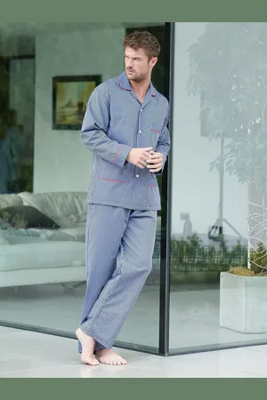 British Boxers Crisp Cotton Stripe Pyjama Set