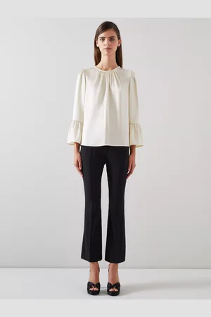 L.K. Bennett Agnes Satin Top
