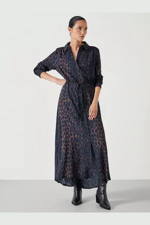 Hush Puppies Rosey Leopard Print Shirt Dress