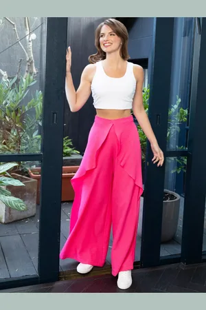 HotSquash Palazzo Side Frill Trousers
