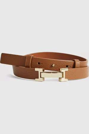 Reiss Hayley Skinny Leather Belt