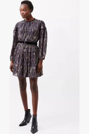 French Connection Carissa Jacquard Sequin Mini Dress