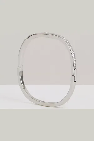 Reiss Myles Modern Crystal Cuff Bracelet
