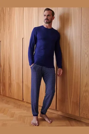 British Boxers Bamboo Blend Stripe Pyjama Set