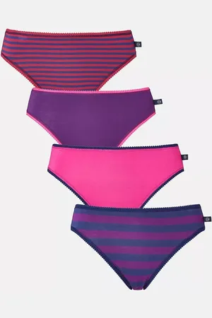 British Boxers Bamboo High Leg Knickers, Pack of 4