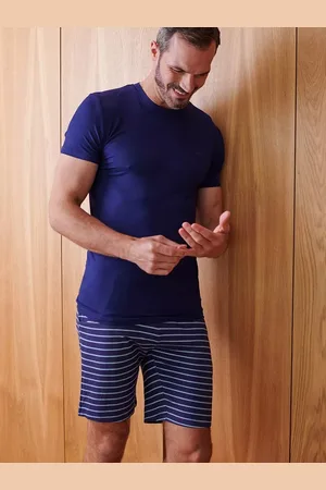 British Boxers Bamboo Blend Stripe Short Pyjama Set