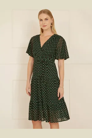 Yumi Dot Mesh Dress