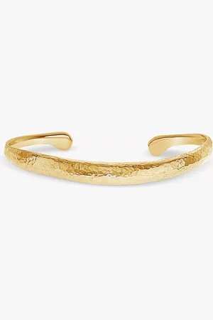 Dower & Hall Nomad 18ct Vermeil Curved Torc Bangle