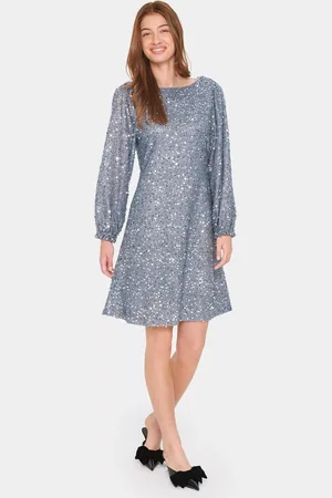 Saint Tropez Hinna Sequin Skater Dress