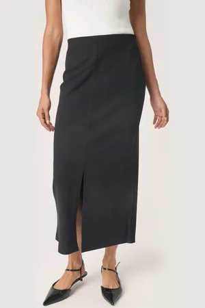 Soaked in Luxury Bea Jersey Straight Skirt