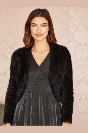Yumi Eyelash Knit Bolero