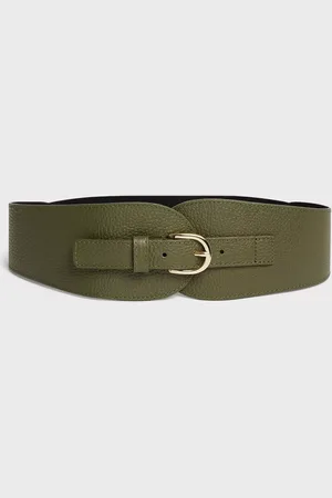 Gerard Darel Olympe Leather Wide Belt
