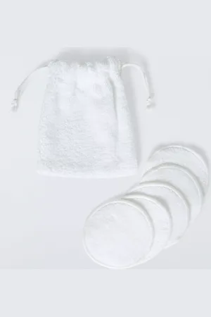 John Lewis Organic Cotton Face Pads, Pack of 5