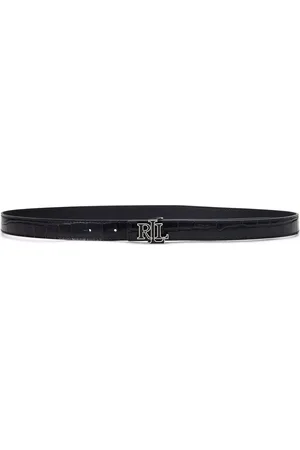 Ralph Lauren Lauren Leather Reversible Skinny Belt