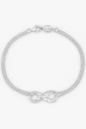 Dower & Hall Sterling Entwined Infinity Bracelet
