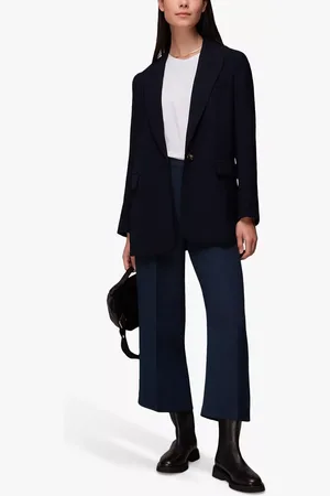 Whistles Wide Leg Cropped Trousers