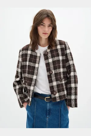 INWEAR Kamie Check Boucle Jacket
