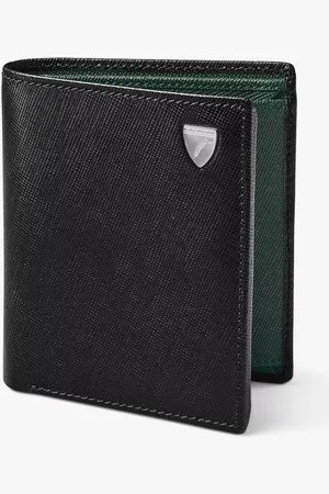 ASPINAL OF LONDON ID & Coin RFID Saffiano Leather Wallet