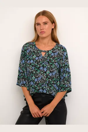 Kaffe Riana Amber Ariana Floral Print Blouse