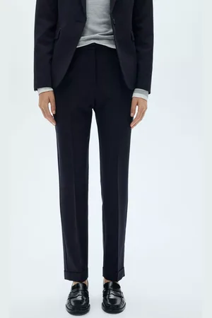 MANGO Boreal Straight Leg Suit Trousers