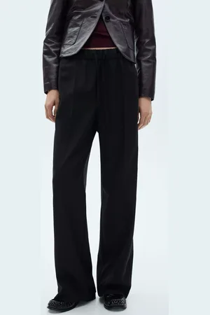 MANGO Lazy Straight Leg Trousers