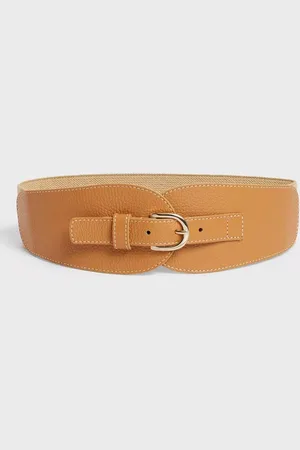 Gerard Darel Olympe Leather Wide Belt