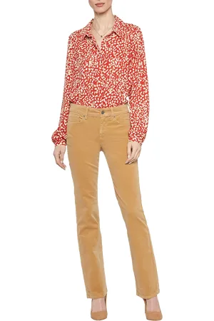 NYDJ Marilyn Corduroy Straight Leg Jeans