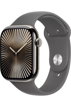 Apple Watch Series 10 GPS + Cellular, 46mm, Titanium Case, Sport Band