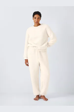 John Lewis Borg Cuffed Top & Leg Pyjama Set