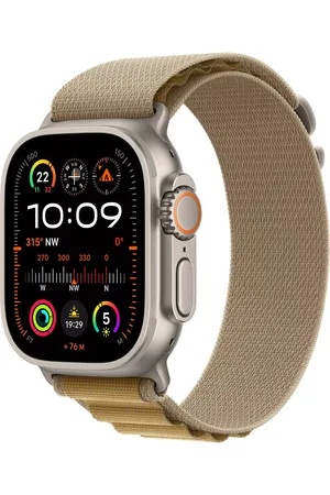 Apple Watch Ultra 2 GPS + Cellular, 49mm, Titanium Case with Alpine Loop, Natural/Tan