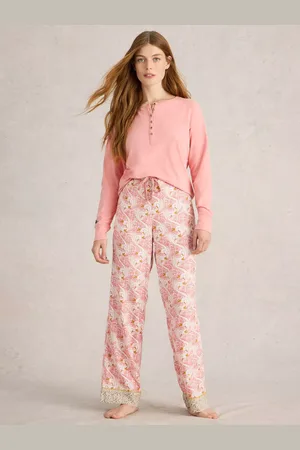 White Stuff Hailey Organic Cotton Blend Pyjama Top