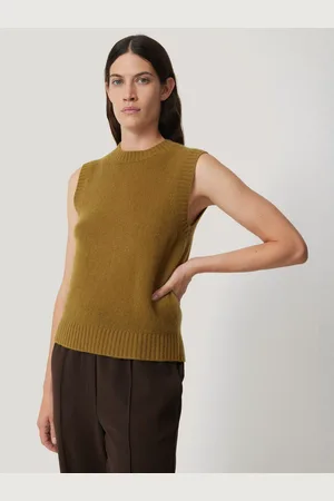 Jigsaw Cashmere Crew Neck Tank Top