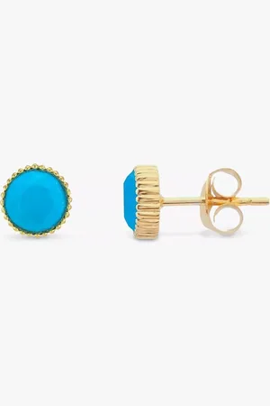 Auree Barcelona Birthstone Gold Vermeil Stud Earrings