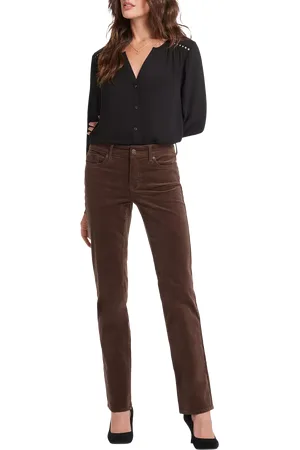 NYDJ Marilyn Corduroy Straight Leg Jeans