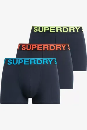 Superdry Stretch Organic Cotton Trunks, Pack of 3