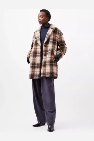 French Connection Blake Check Coat
