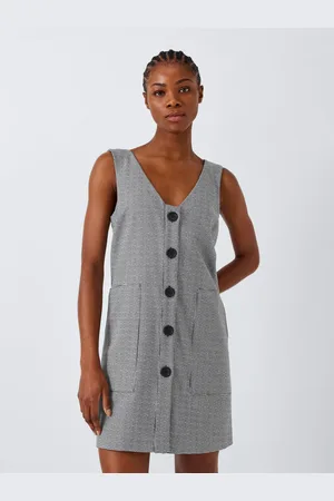 John Lewis Puppytooth Pinafore Dress