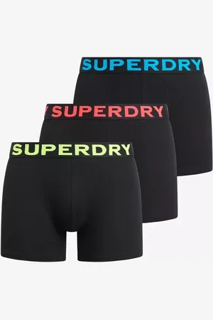 Superdry Stretch Cotton Boxers, Pack of 3