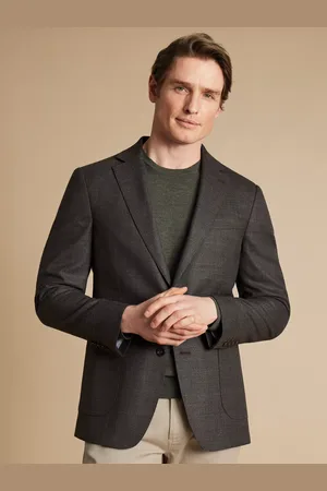 Charles Tyrwhitt Luxury Italian Hopsack Suit Jacket