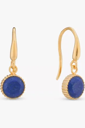 Auree Barcelona Birthstone Gold Vermeil Drop Earrings
