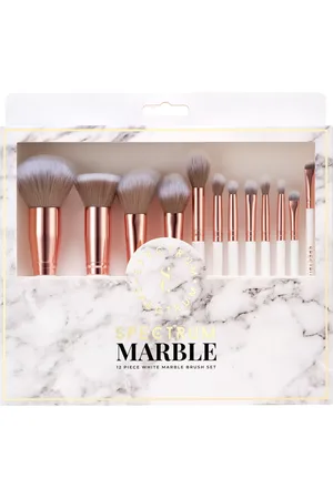 Spectrum Marbleous 12-Piece Makeup Brush Gift Set