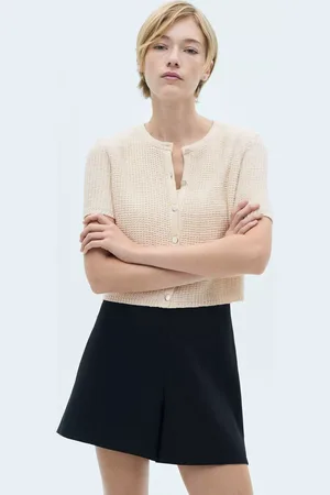 MANGO Radiant Short Sleeve Cardigan