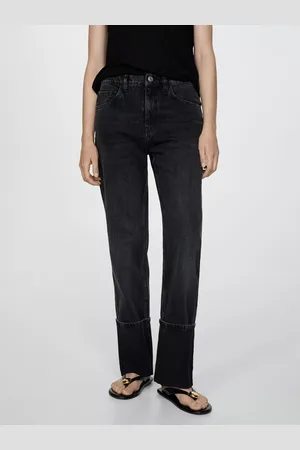 MANGO Alison Mid Rise Straight Leg Jeans