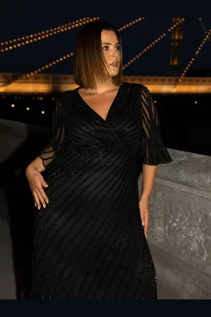 Live Unlimited London Curve Embellished Maxi Dress