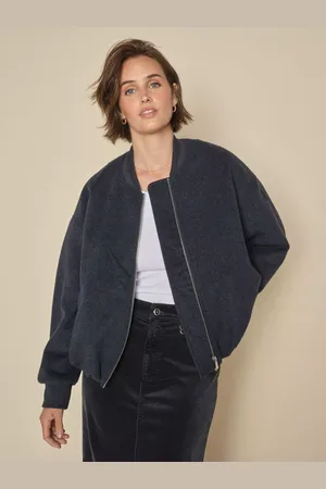 Mos Mosh Dumont Wool Blend Bomber Jacket