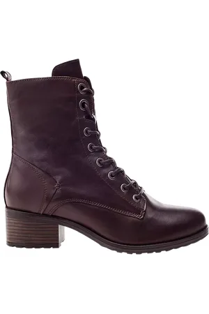 Moda In Pelle Bezzie Leather Lace-Up Ankle Boots