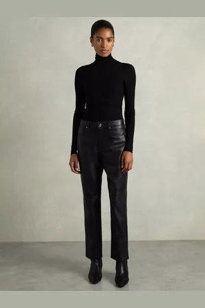 Reiss Verona Leather Trousers