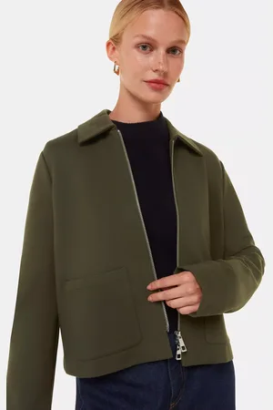 Whistles Marla Ponte Zip Through Jacket
