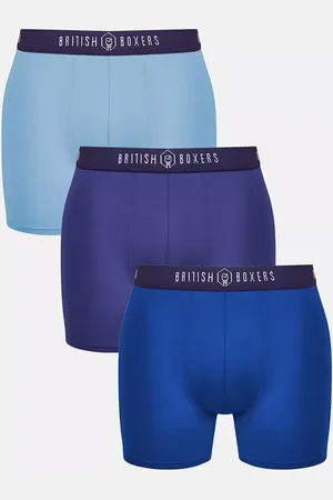 British Boxers Cotton Trunks, Pack of 3