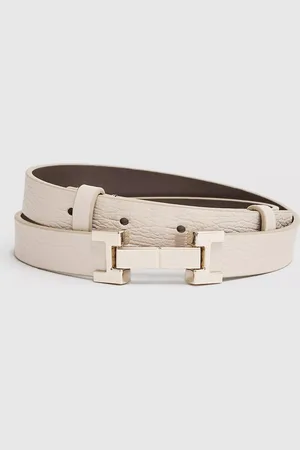Reiss Hayley Skinny Leather Belt